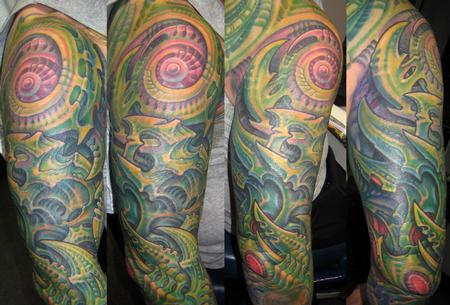 Tattoos - BIOTECH HALF SLEEVE - 122664